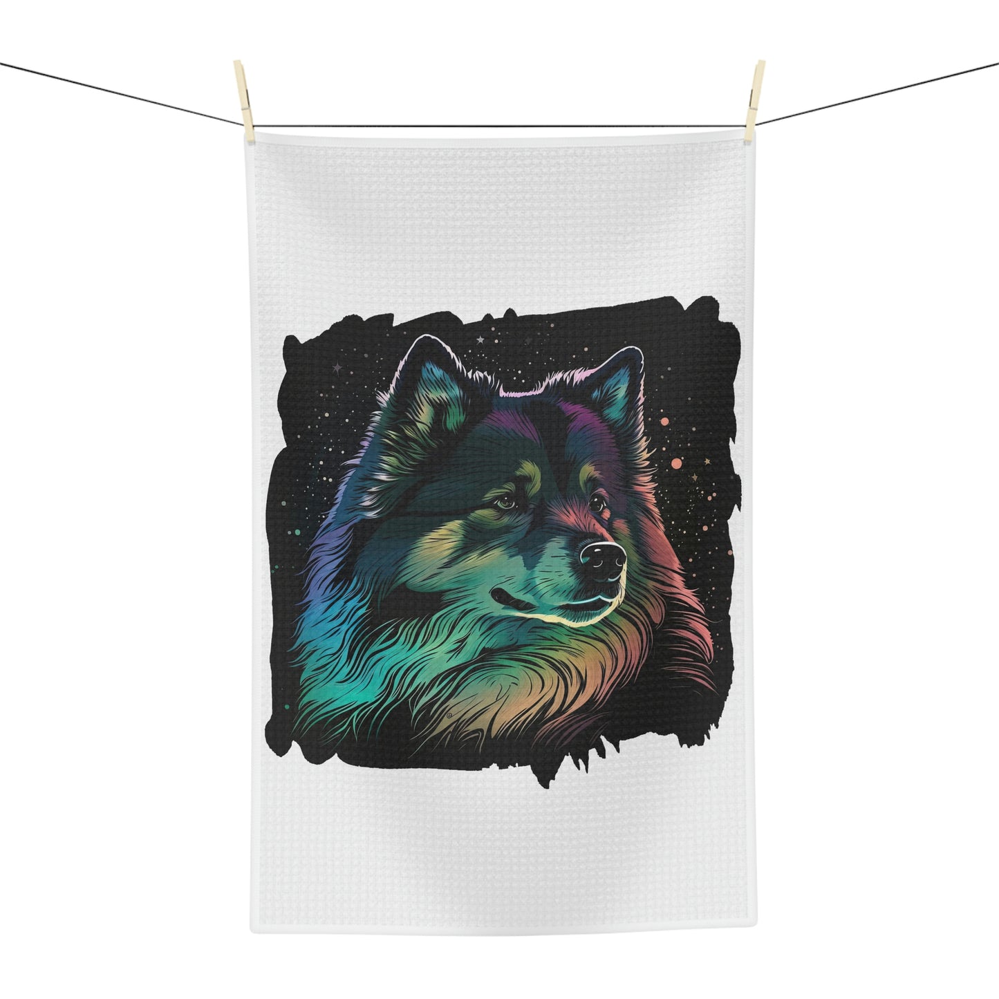 Finnish Lapphund - Stars #1 - Kitchen Towel