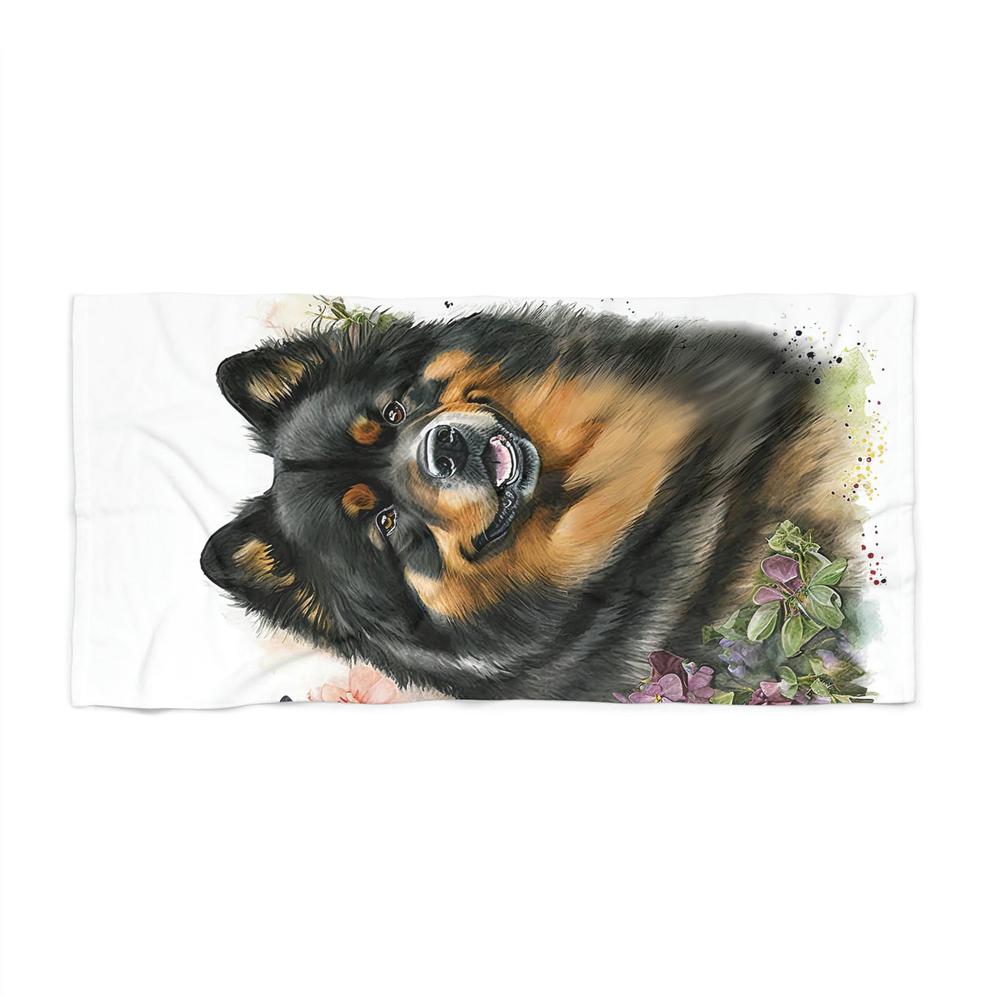 Finnish Lapphund - Spring #4 - Beach Towel