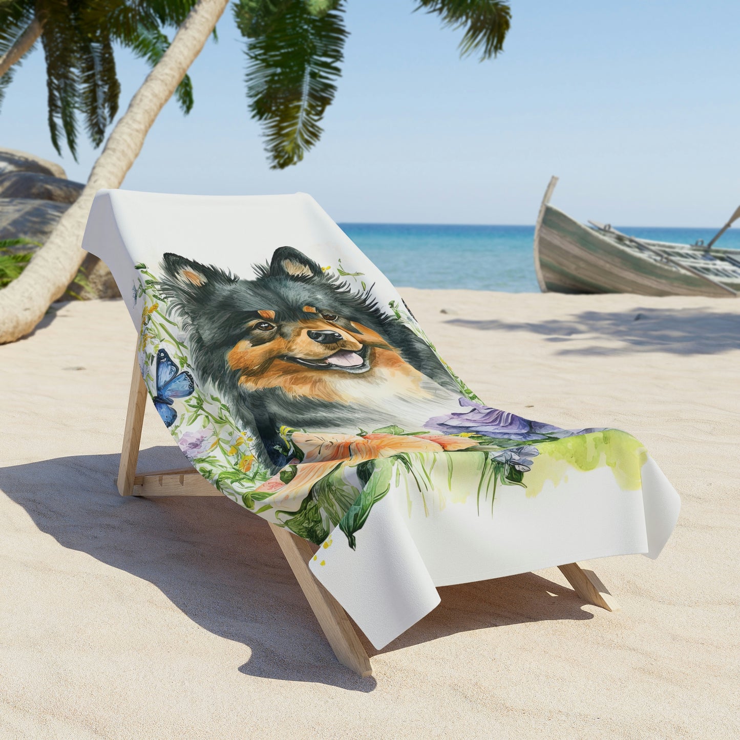 Finnish Lapphund - Spring #2 - Beach Towel