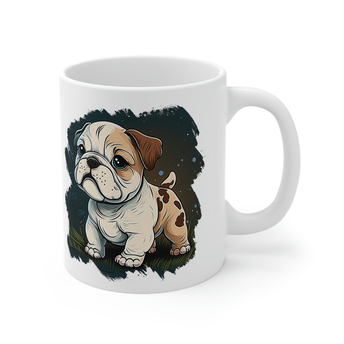 English Bulldog (Cartoon) Ceramic Mug