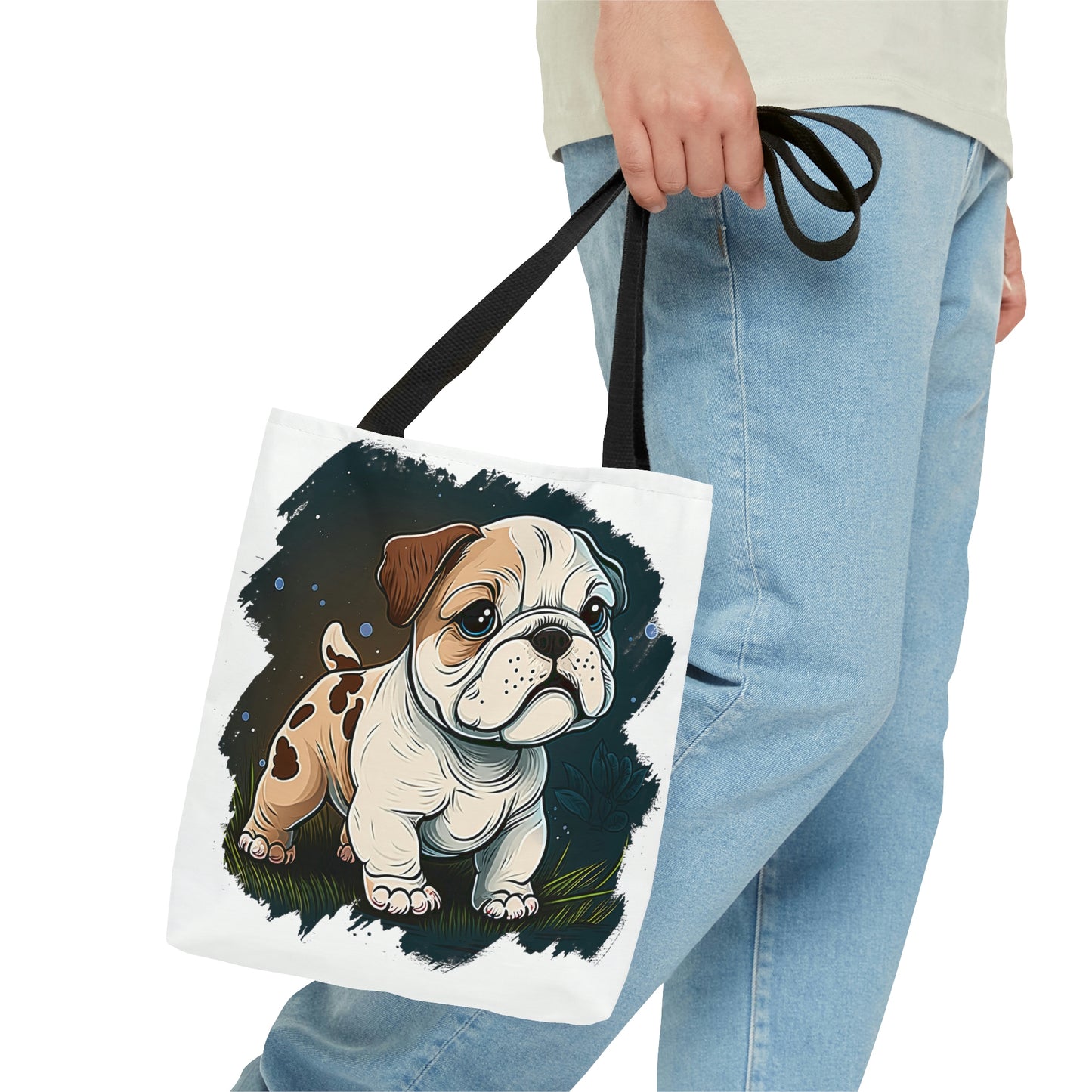 English Bulldog (Cartoon) Tote Bag