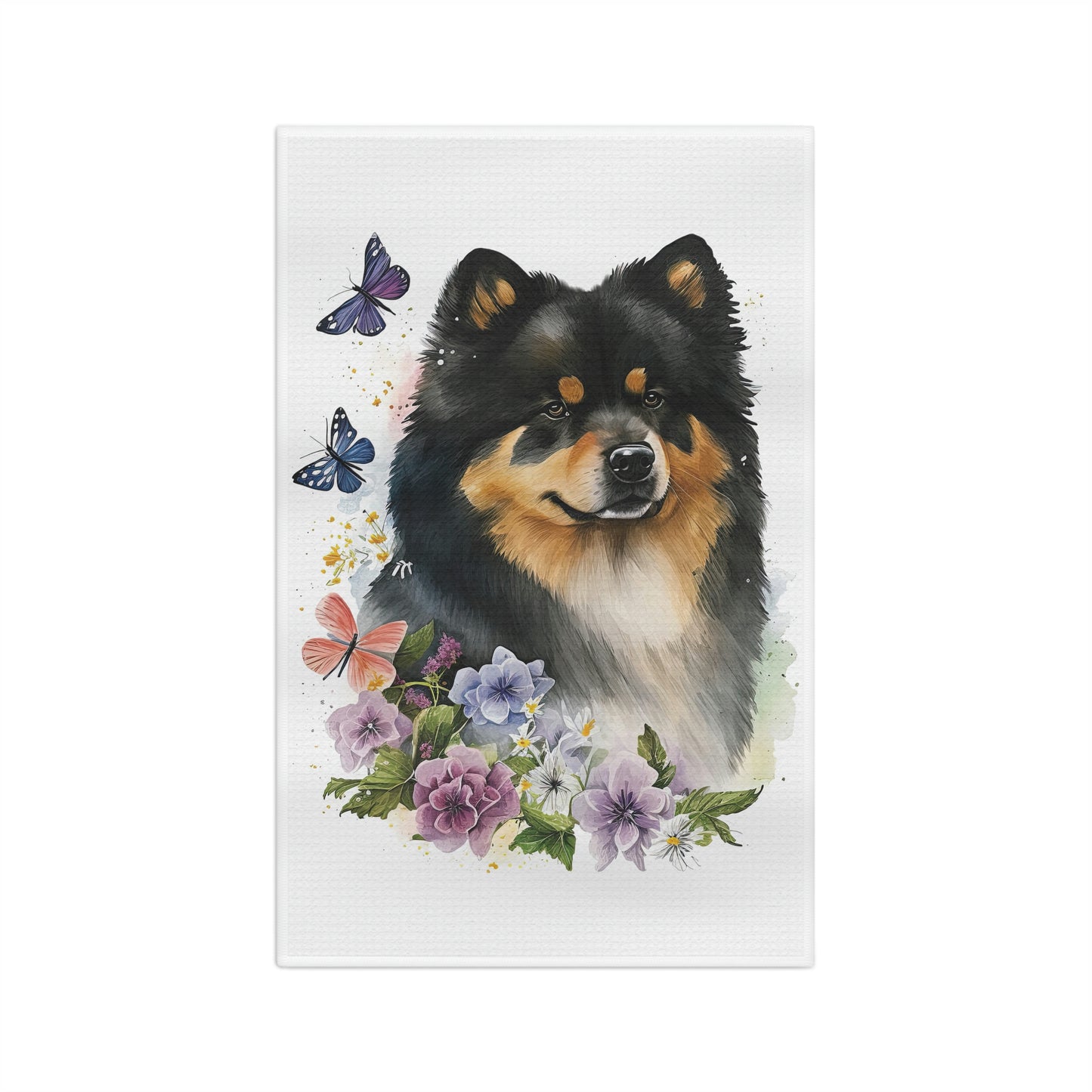 Finnish Lapphund - Spring #6 - Kitchen Towel