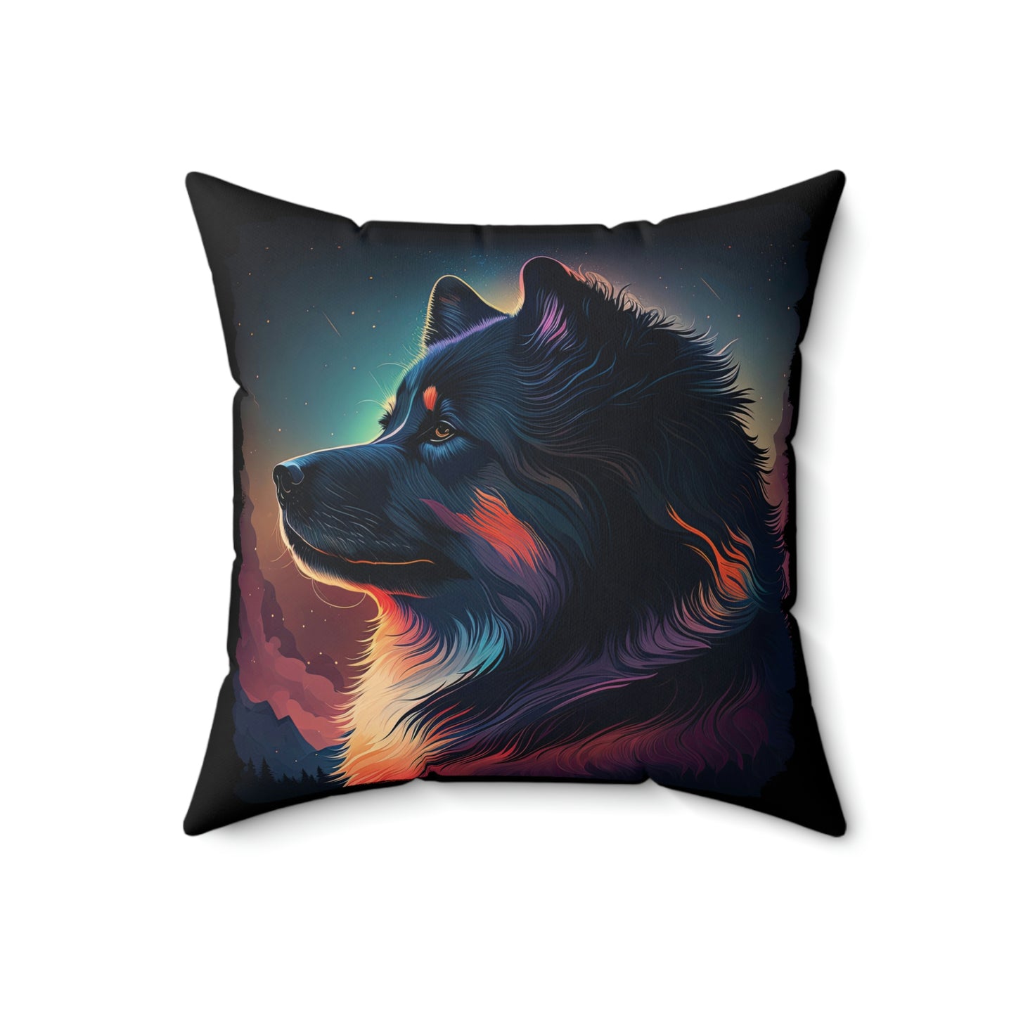 Finnish Lapphund - Stars #4 - Pillow