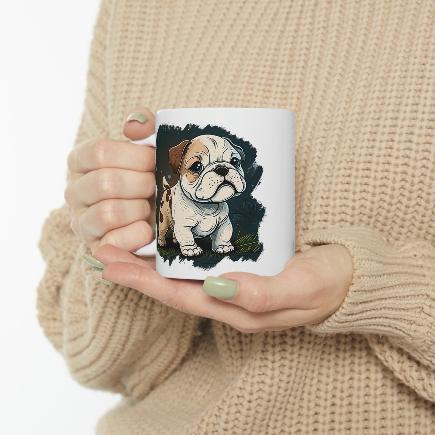 English Bulldog (Cartoon) Ceramic Mug