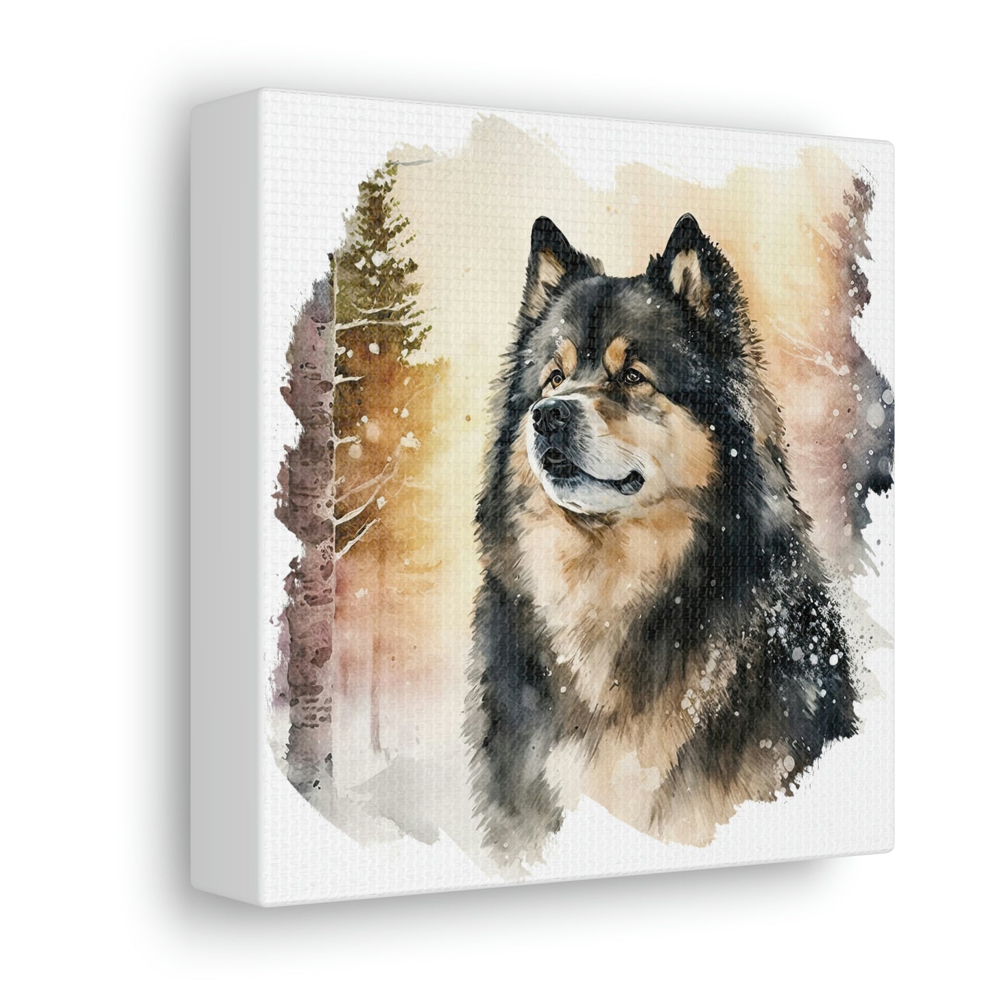 Finnish Lapphund - Snowy #4 - Canvas