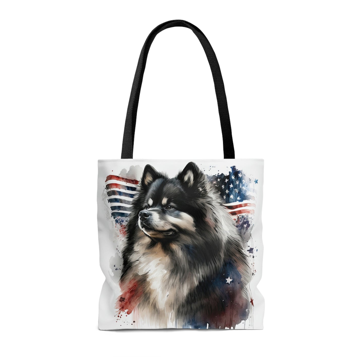 Finnish Lapphund - Patriotic #1 - Tote Bag