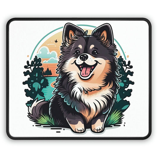 Finnish Lapphund - Cartoon #3 - Mouse Pad