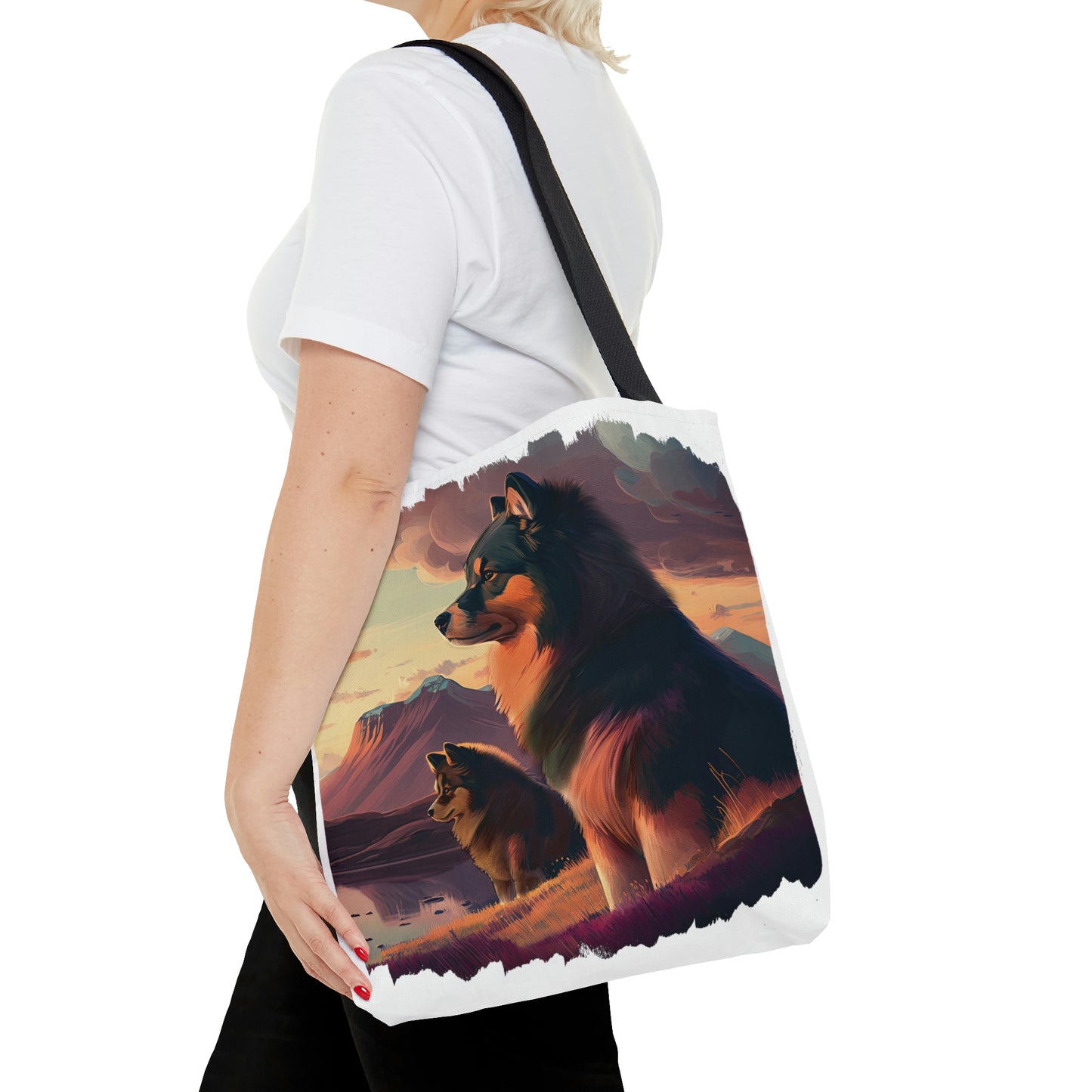 Finnish Lapphund - Field #1 - Tote Bag