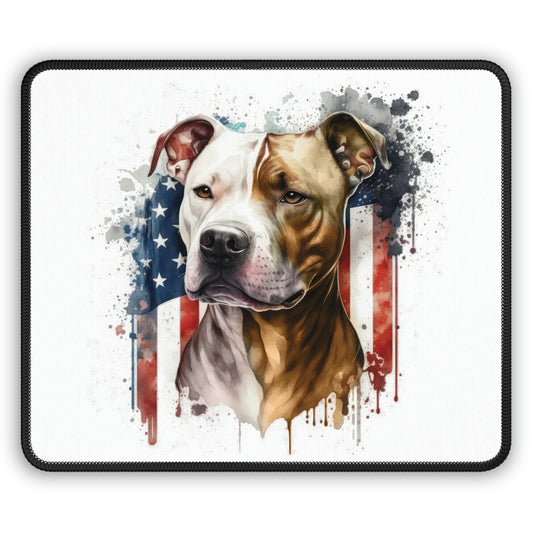 Pit Bull (Patriotic) Mouse Pad