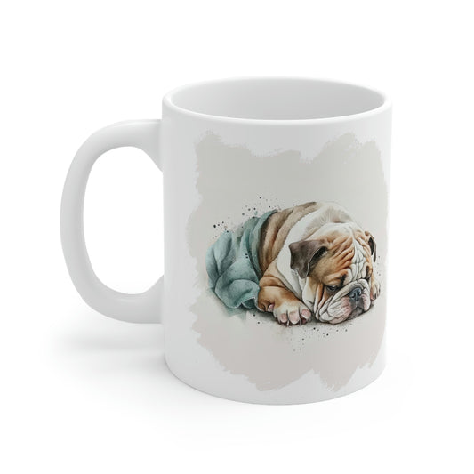 English Bulldog (Sleeping) Ceramic Mug