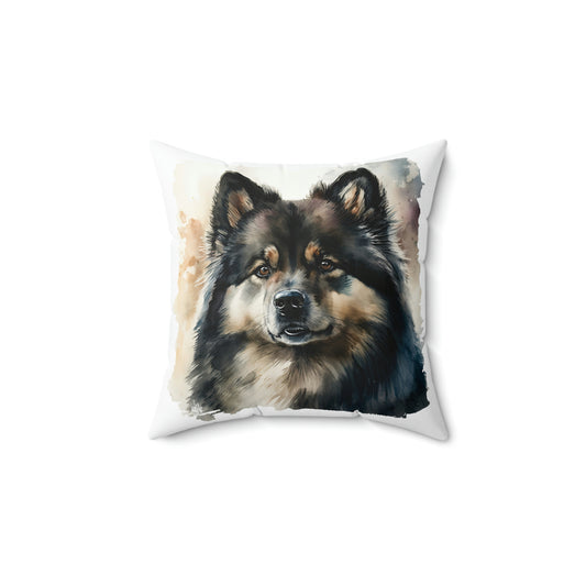 Finnish Lapphund - Portrait #1 - Pillow