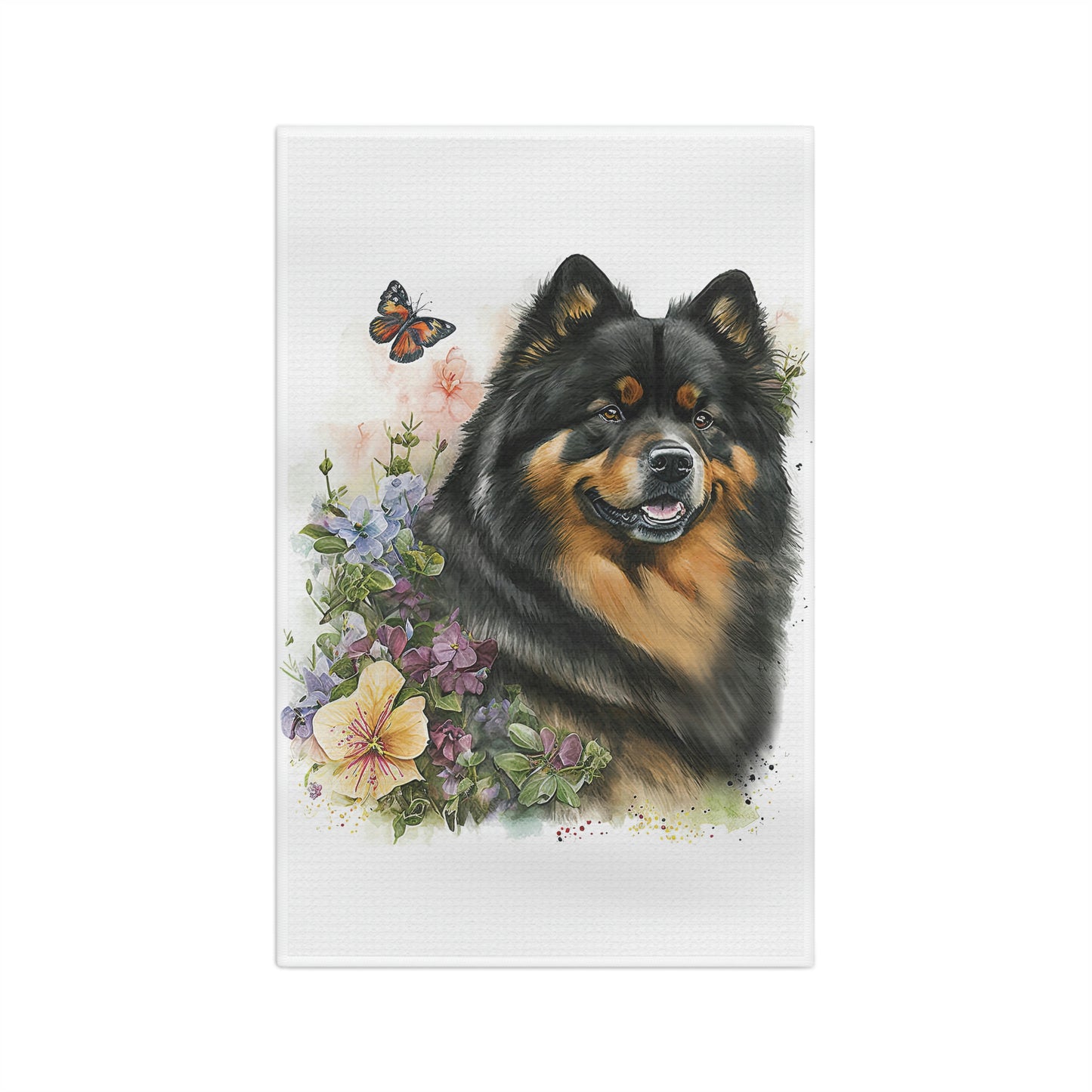 Finnish Lapphund - Spring #4 - Kitchen Towel