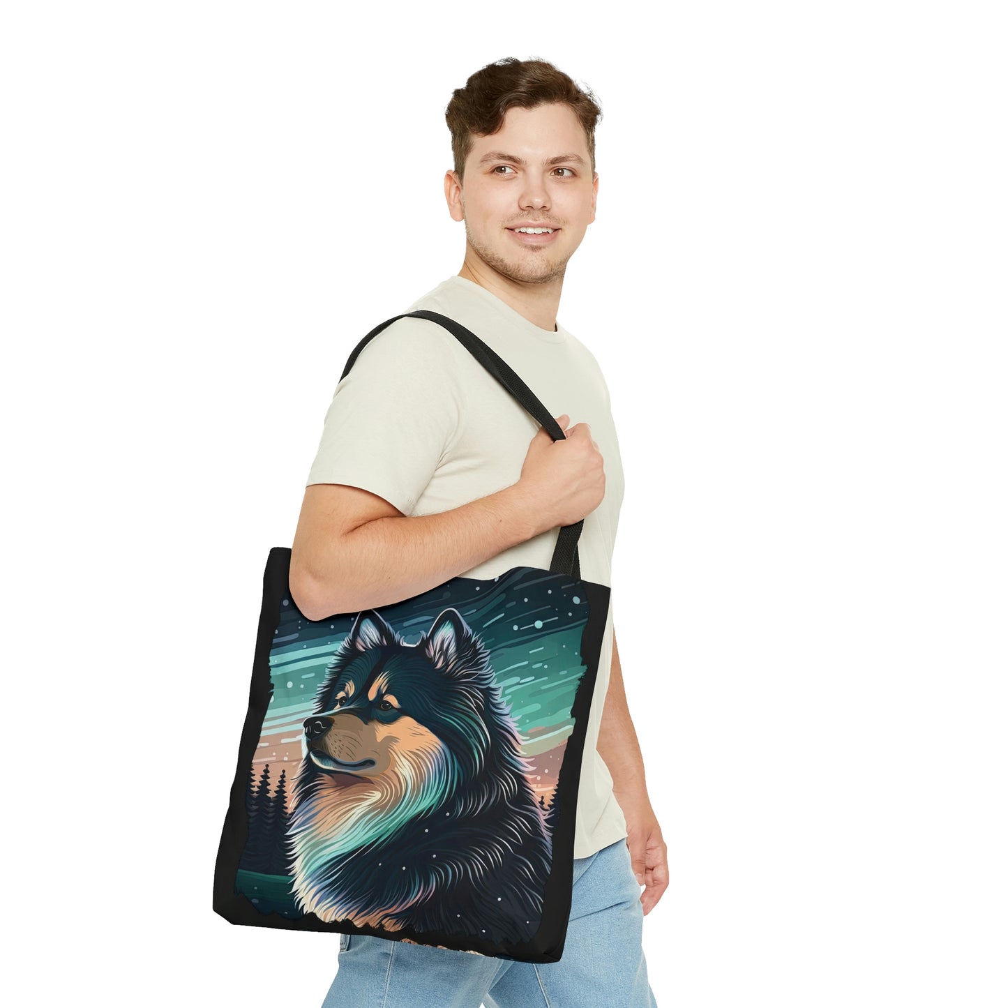 Finnish Lapphund - Stars #3 - Tote Bag