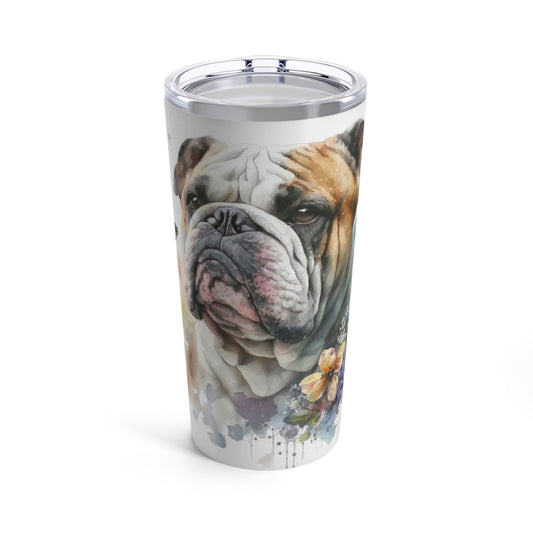 English Bulldog Stainless Steel Tumbler