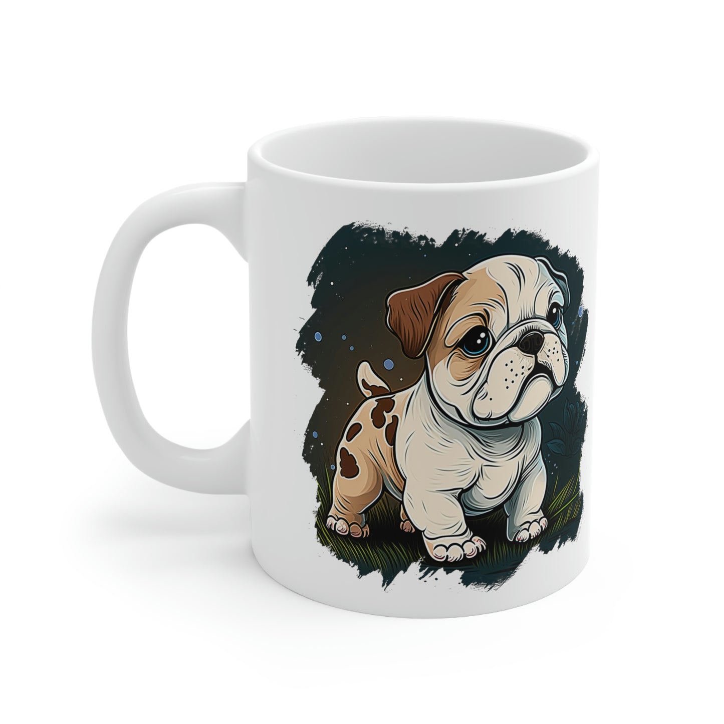 English Bulldog (Cartoon) Ceramic Mug