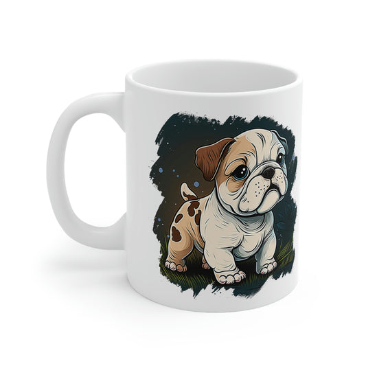 English Bulldog (Cartoon) Ceramic Mug