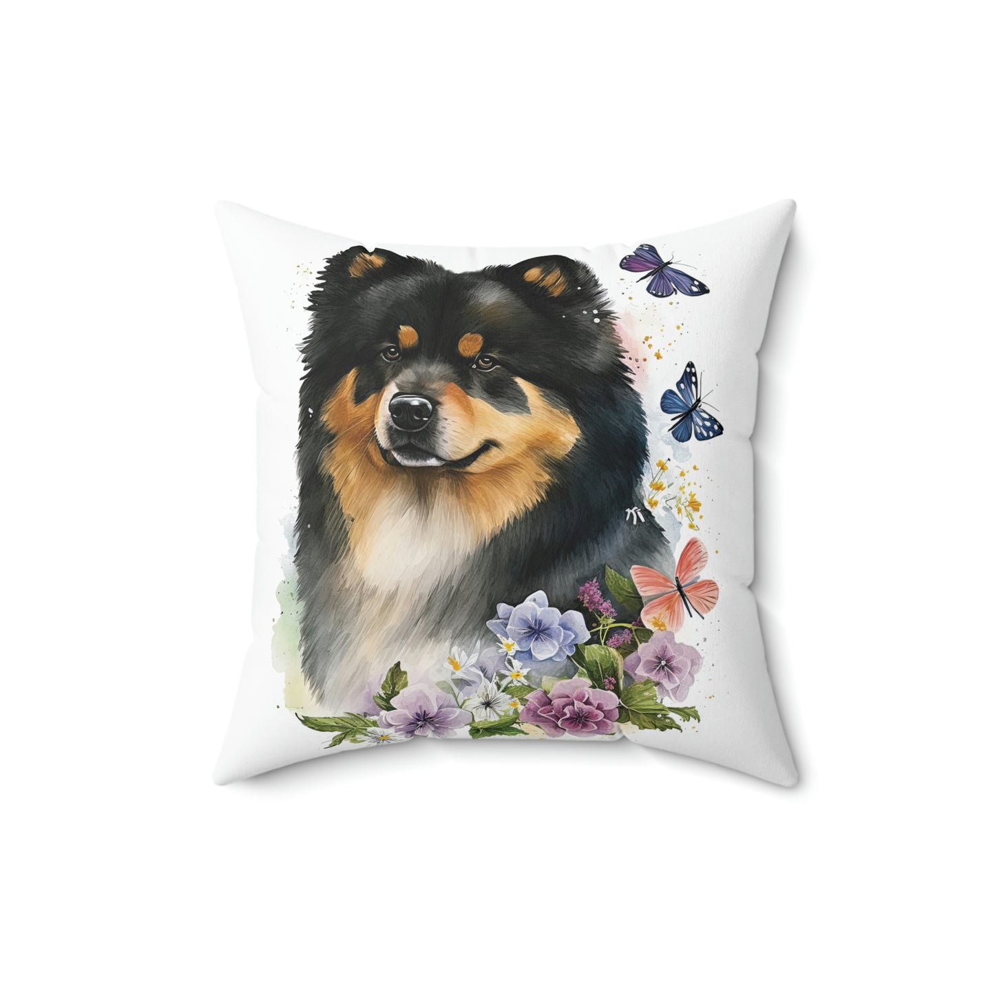 Finnish Lapphund - Spring #6 - Pillow