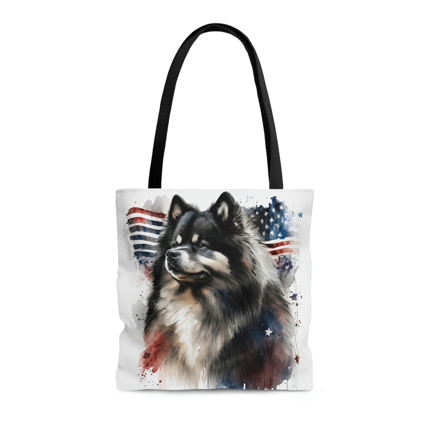 Finnish Lapphund - Patriotic #1 - Tote Bag